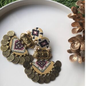 Patola Print Earings
