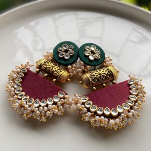 Dual Tone Loreals Earings