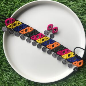 Mirror Choker With Coins